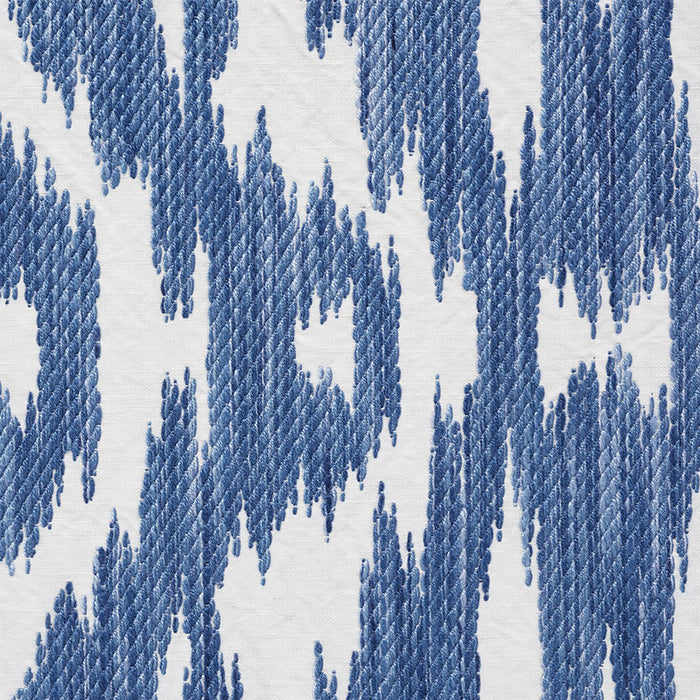 Schumacher Dorset Indigo Fabric 75553