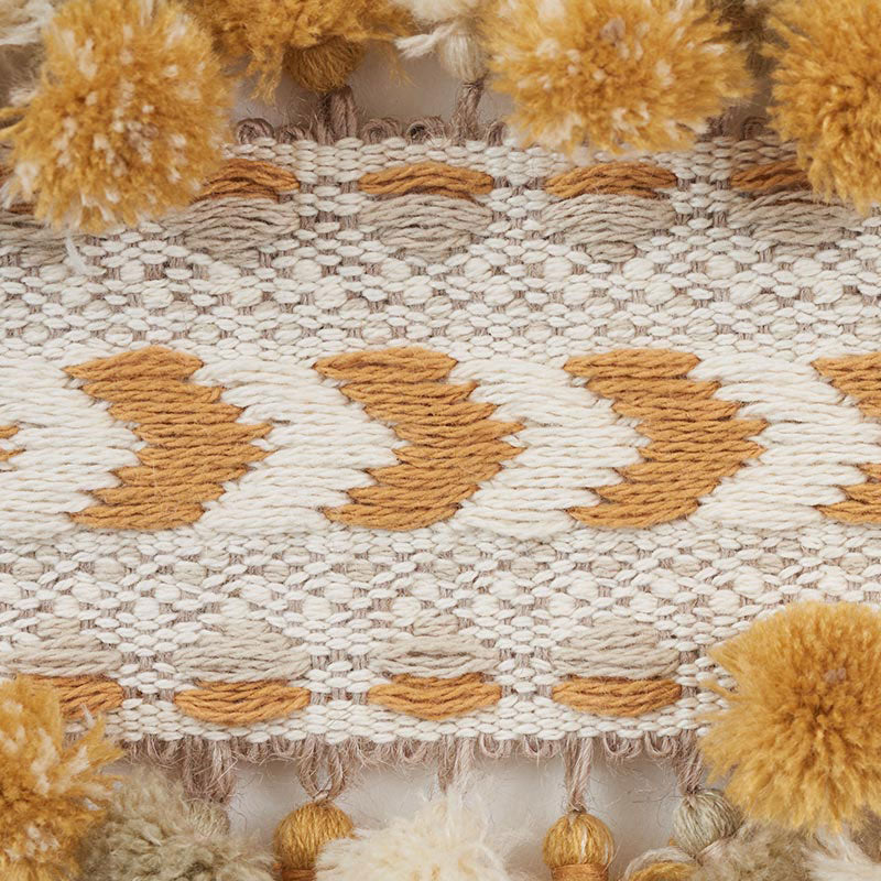 Schumacher Maracana Pom Tape Ochre Trim Sample 75651