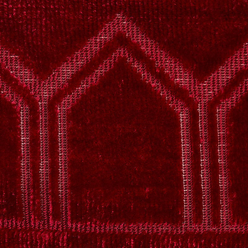 Schumacher Vizier Velvet Tape Ruby Trim Sample 75735