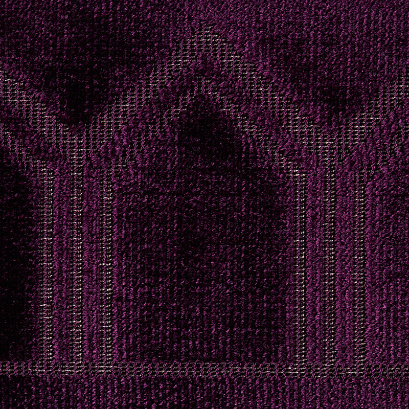 Schumacher Vizier Velvet Tape Aubergine Trim Sample 75736