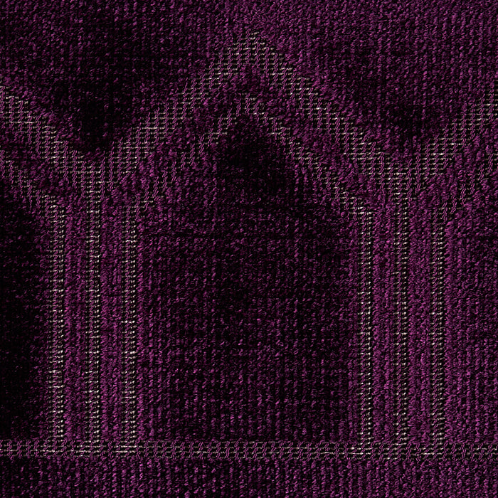 Schumacher Vizier Velvet Tape Aubergine Trim 75736