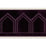 Schumacher Vizier Velvet Tape Aubergine Trim Sample 75736