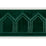 Schumacher Vizier Velvet Tape Emerald Trim Sample 75737