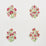 Schumacher Antalya Medallion Embroidery Garnet Fabric Sample 75741