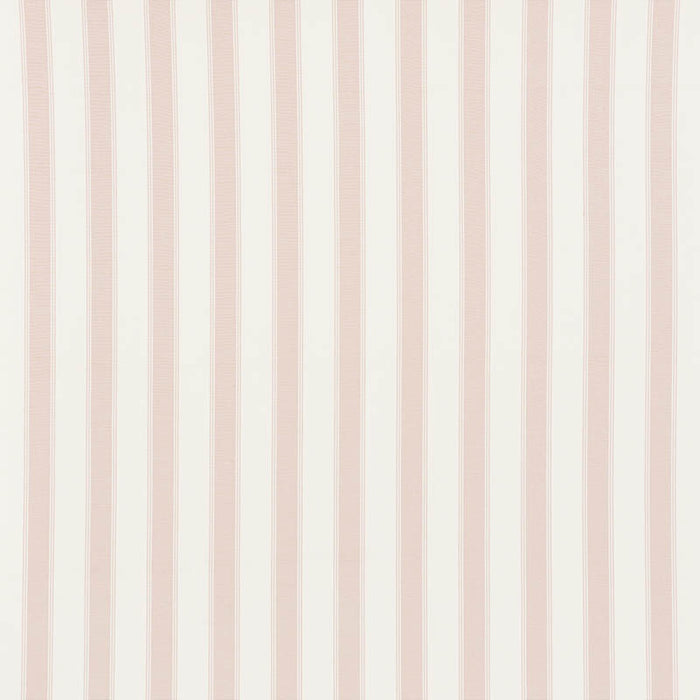 Schumacher Rafe Stripe Quiet Pink Fabric Sample 75820