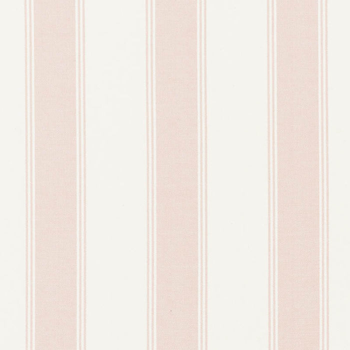 Schumacher Rafe Stripe Quiet Pink Fabric Sample 75820