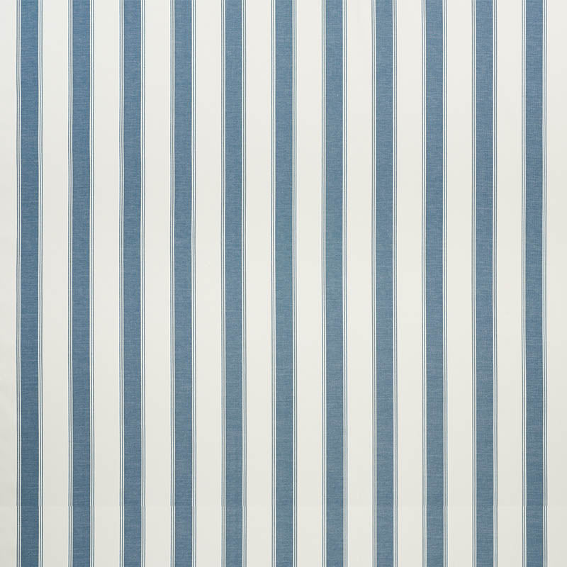 Schumacher Rafe Stripe Marine Fabric 75823