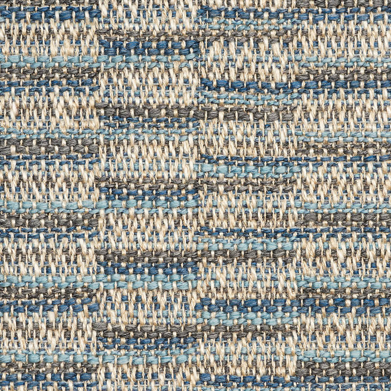 Schumacher Olmeda Performance Indigo Fabric Sample 75842