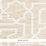 Schumacher Arabesque Maze Sheer Natural Fabric Sample 75871