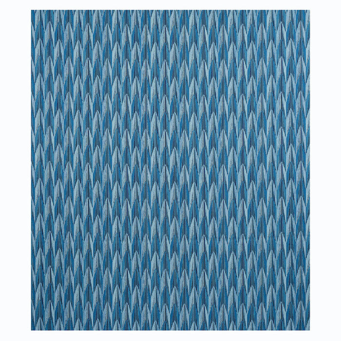 Schumacher Verdant Indoor/Outdoor Blue Fabric Sample 75912