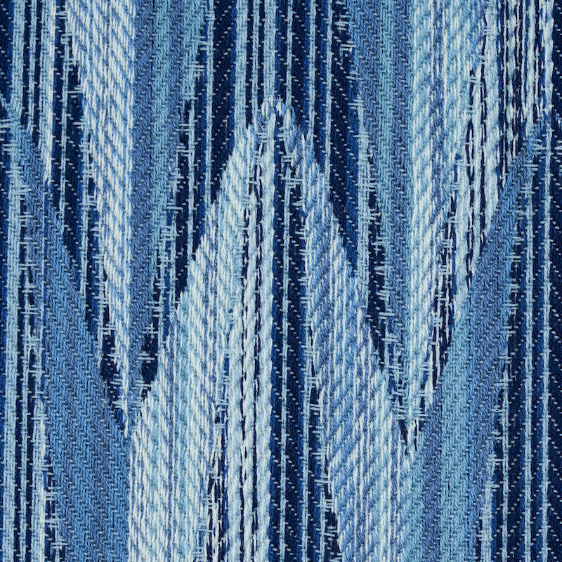 Schumacher Verdant Indoor/Outdoor Blue Fabric 75912