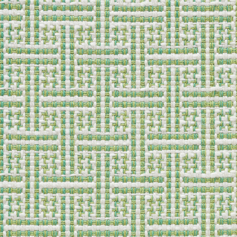 Schumacher Brickell Indoor/Outdoor Leaf Fabric Sample 75931