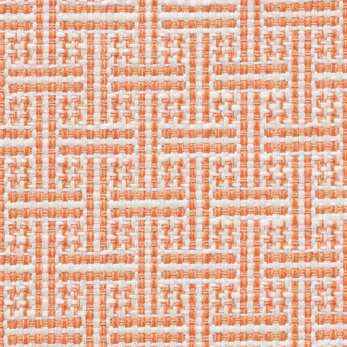 Schumacher Brickell Indoor/Outdoor Orange Fabric Sample 75932