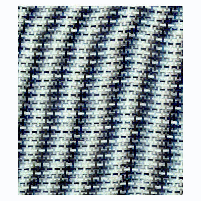 Schumacher Brickell Indoor/Outdoor Navy Fabric 75936