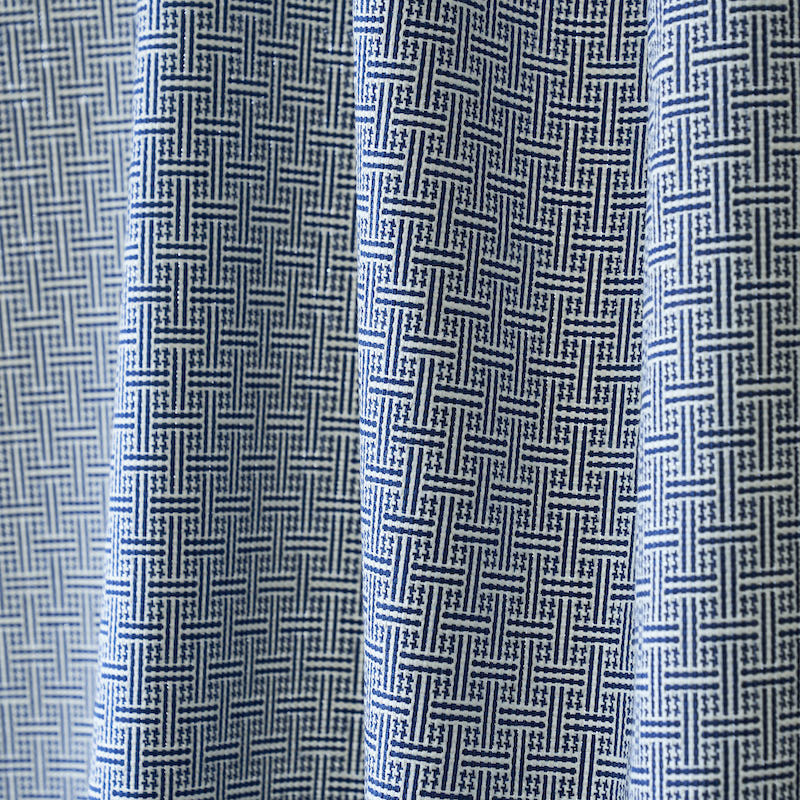 Schumacher Brickell Indoor/Outdoor Navy Fabric 75936