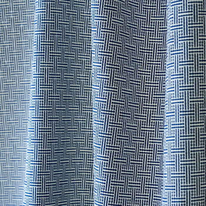 Schumacher Brickell Indoor/Outdoor Navy Fabric Sample 75936