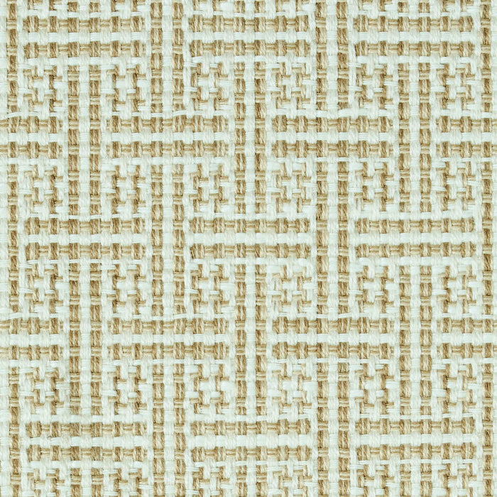 Schumacher Brickell Indoor/Outdoor Neutral Fabric Sample 75937