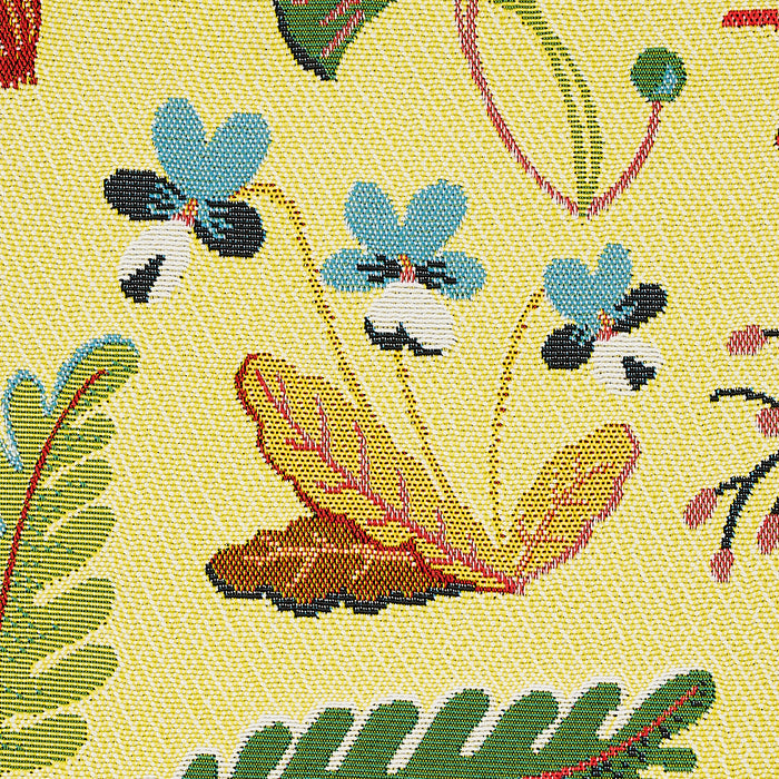 Schumacher Botanica Indoor/Outdoor Yellow Fabric 75943