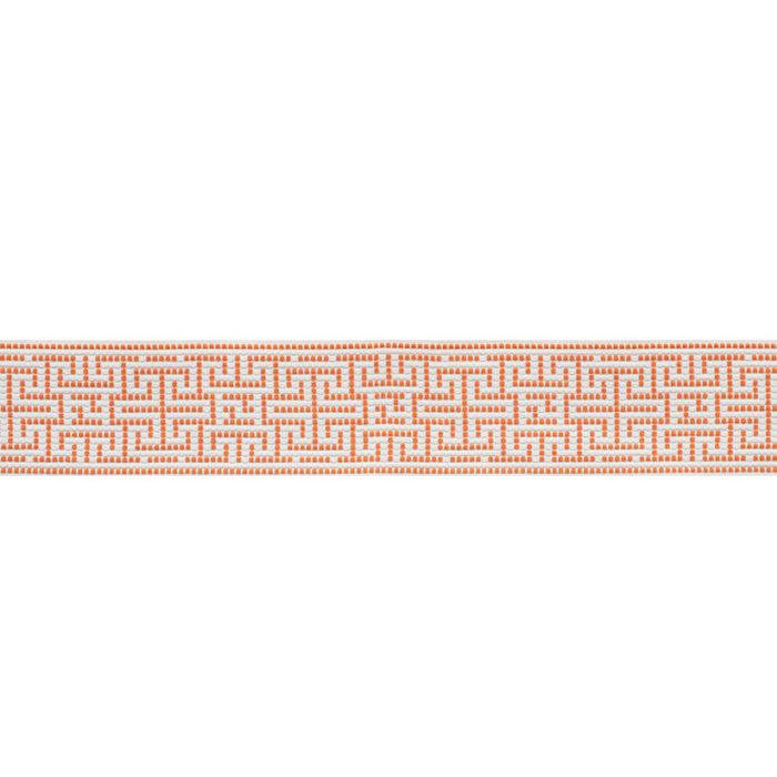 Schumacher Maze Tape Orange Trim Sample 75953