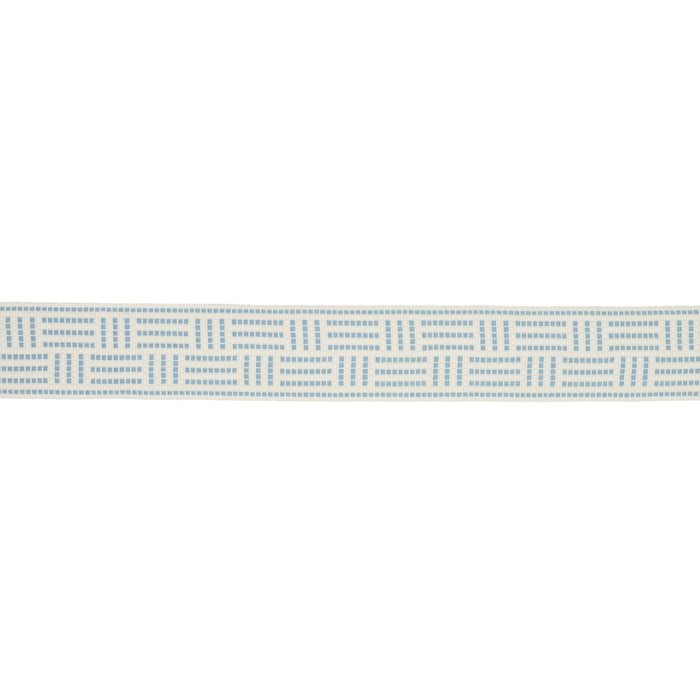 Schumacher Brickell Tape Indoor/Outdoor Sky Trim Sample 75962