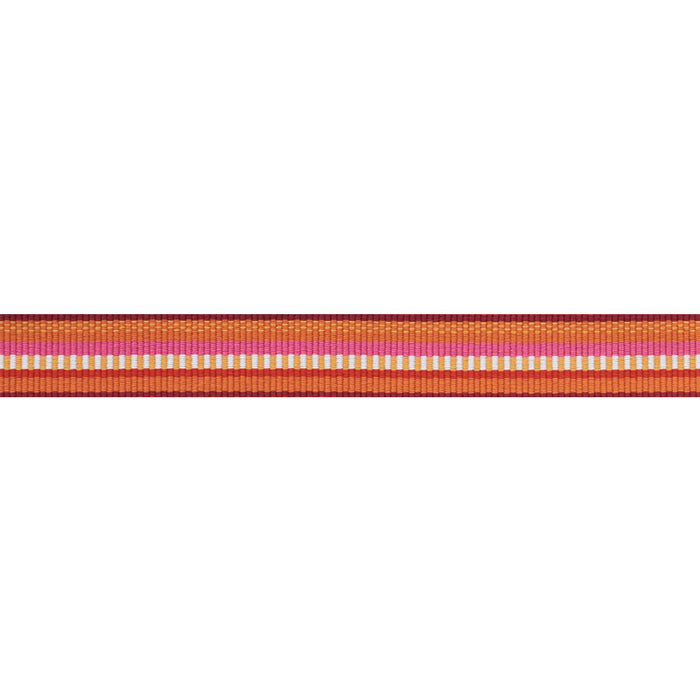 Schumacher Primavera Tape Narrow Berry Trim Sample 75983