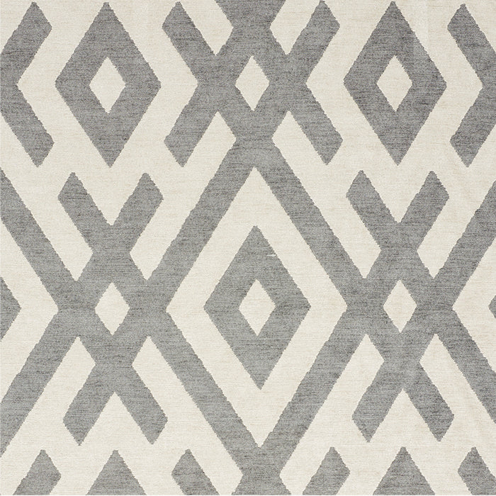 Schumacher Equix Charcoal Fabric Sample 76021