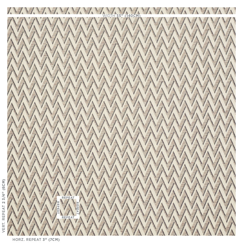 Schumacher Dartmoor Graphite Fabric Sample 76030