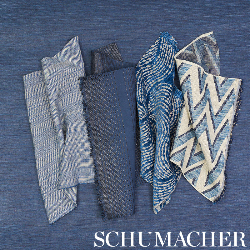 Schumacher Dartmoor Blue Fabric 76033