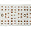 Schumacher Studded Leather Trim Ivory Trim Sample 76090