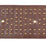 Schumacher Studded Leather Trim Brown Trim Sample 76091