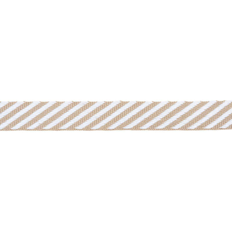 Schumacher Twill Tape Sand Trim Sample 76101