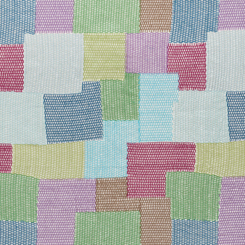 Schumacher Carnaby Blue & Green Fabric 76180