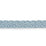 Schumacher Braided Linen Tape Narrow Sky Trim Sample 76270