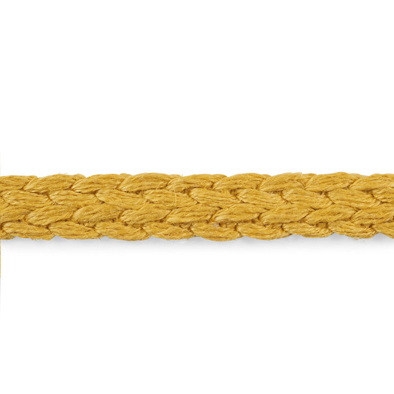 Schumacher Braided Linen Tape Narrow Gold Trim 76273