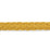 Schumacher Braided Linen Tape Narrow Gold Trim Sample 76273