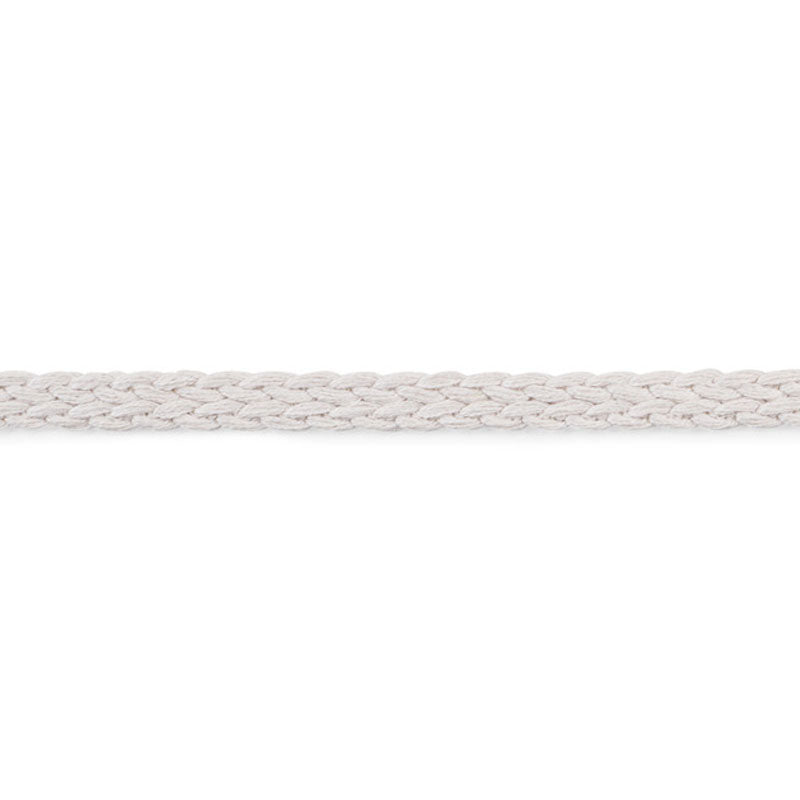 Schumacher Braided Linen Tape Narrow Ivory Trim 76275