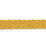 Schumacher Braided Linen Tape Medium Gold Trim Sample 76283