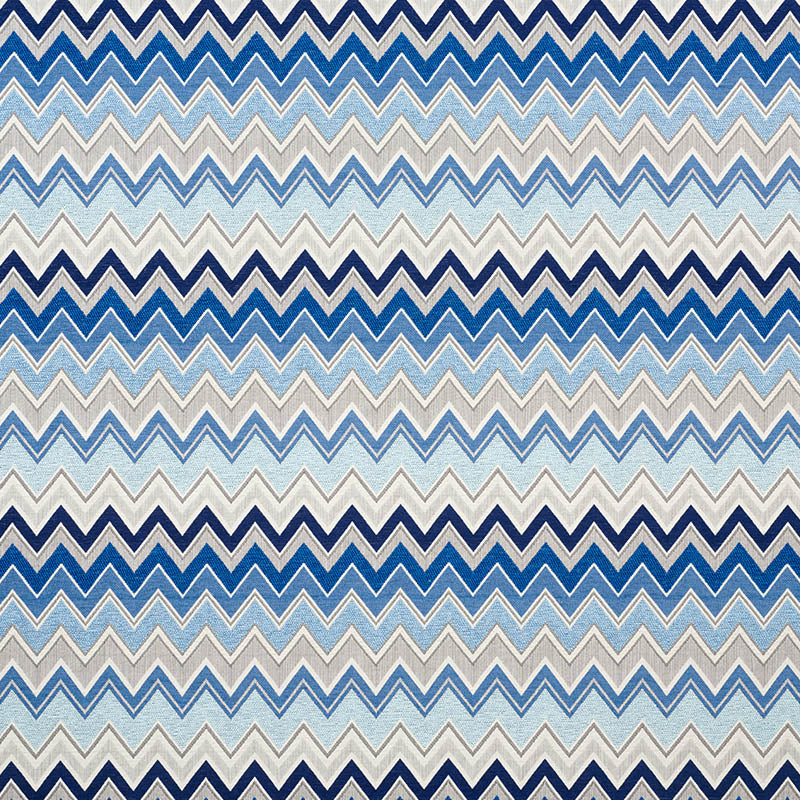 Schumacher Zenyatta Mondatta II Blue Fabric Sample 76300