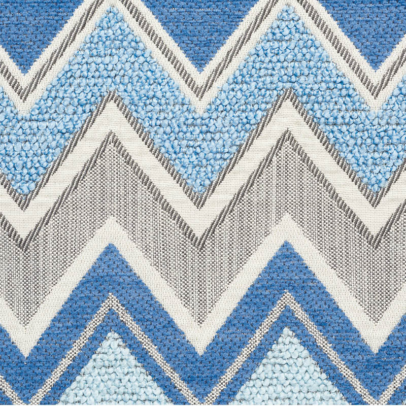 Schumacher Zenyatta Mondatta II Blue Fabric 76300