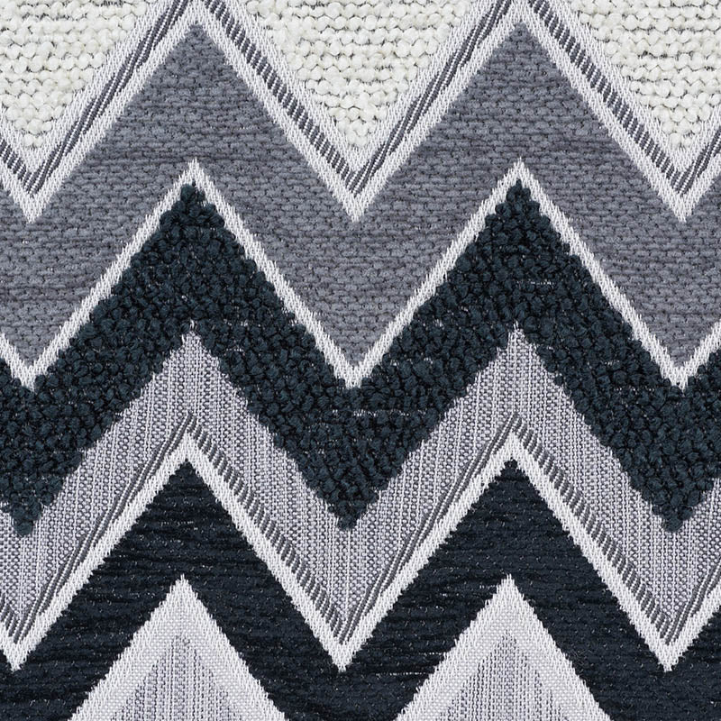 Schumacher Zenyatta Mondatta II Charcoal Fabric Sample 76302