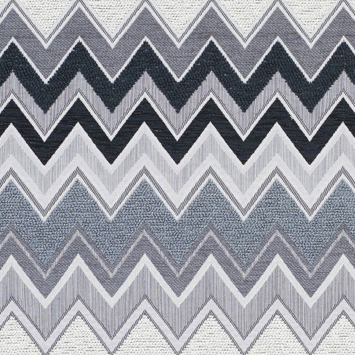 Schumacher Zenyatta Mondatta II Charcoal Fabric Sample 76302