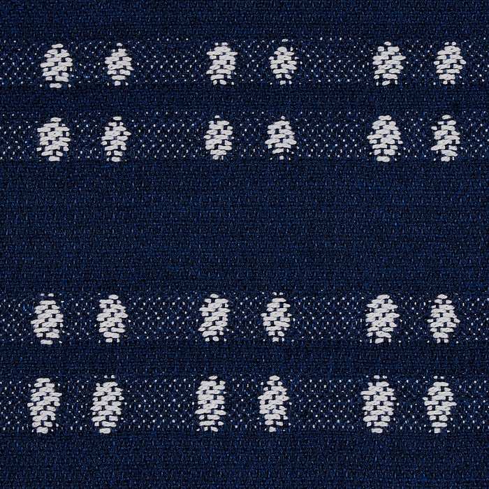 Schumacher Bolsa Indoor/Outdoor Navy Fabric 76344