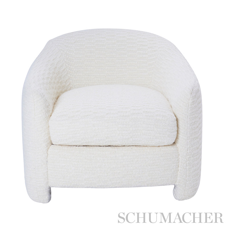 Schumacher Esmark Ivory Fabric Sample 76401