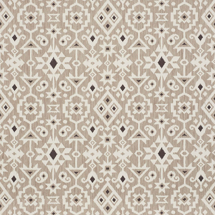 Schumacher Crusoe Ikat Greige Fabric Sample 76520