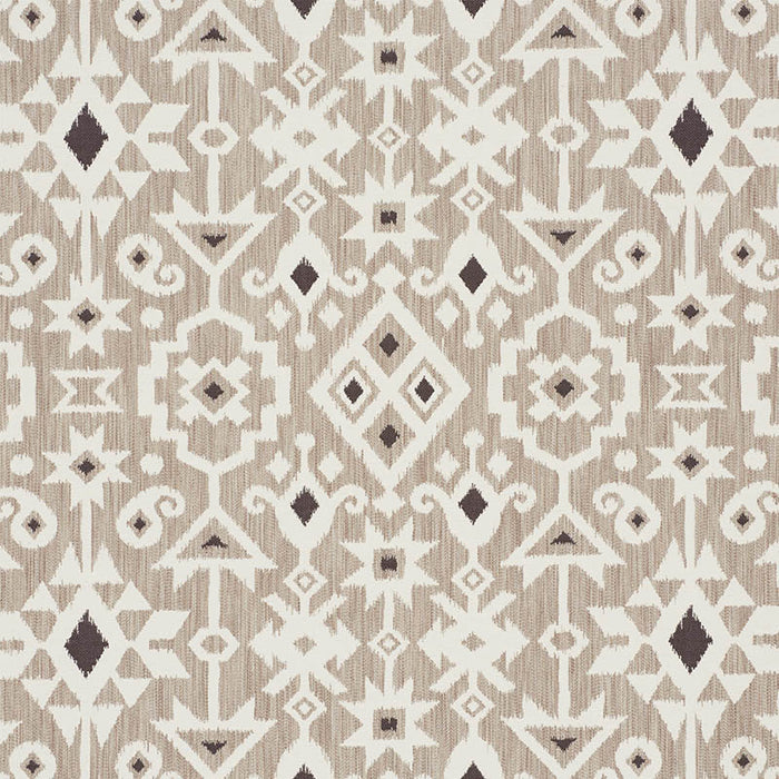 Schumacher Crusoe Ikat Greige Fabric Sample 76520