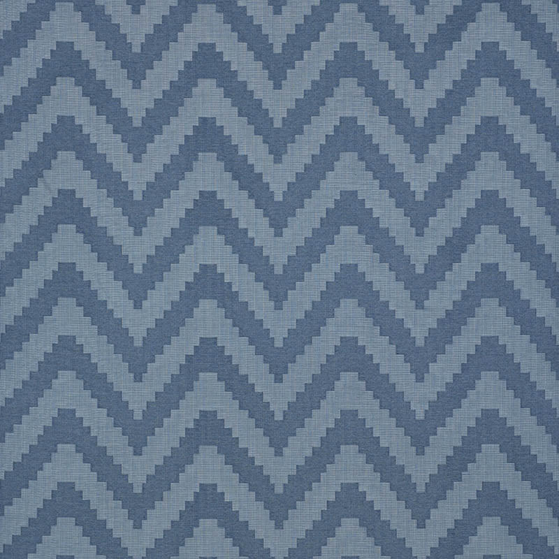 Schumacher Verne Indigo Fabric 76532