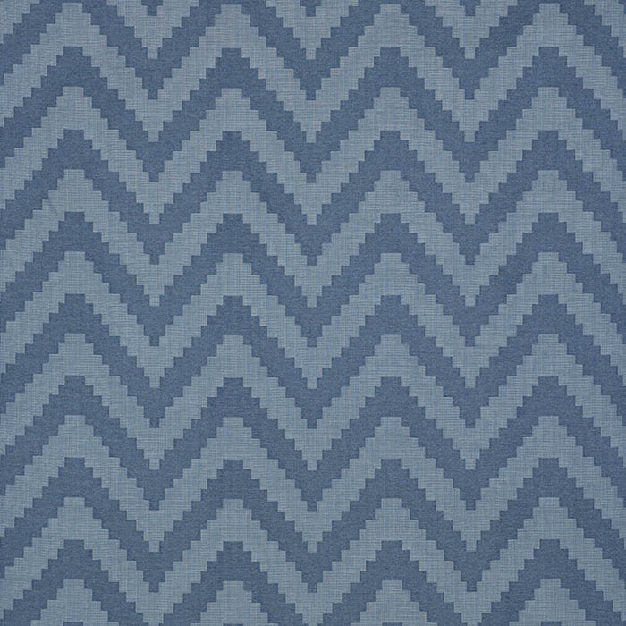 Schumacher Verne Indigo Fabric Sample 76532