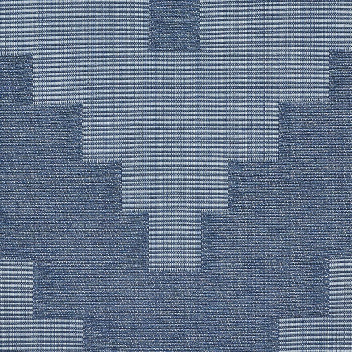 Schumacher Verne Indigo Fabric 76532