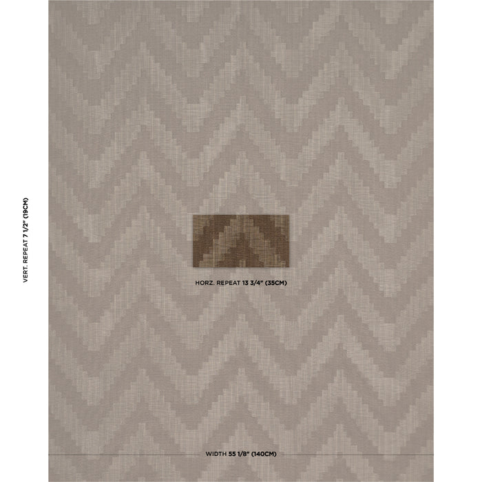 Schumacher Verne Chestnut Fabric Sample 76534