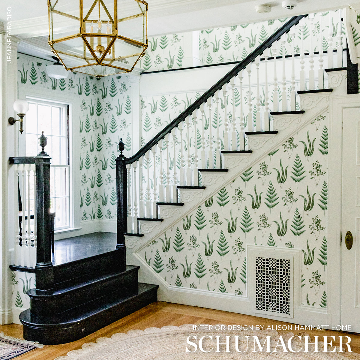 Schumacher Herba Leaf Wallpaper 7657